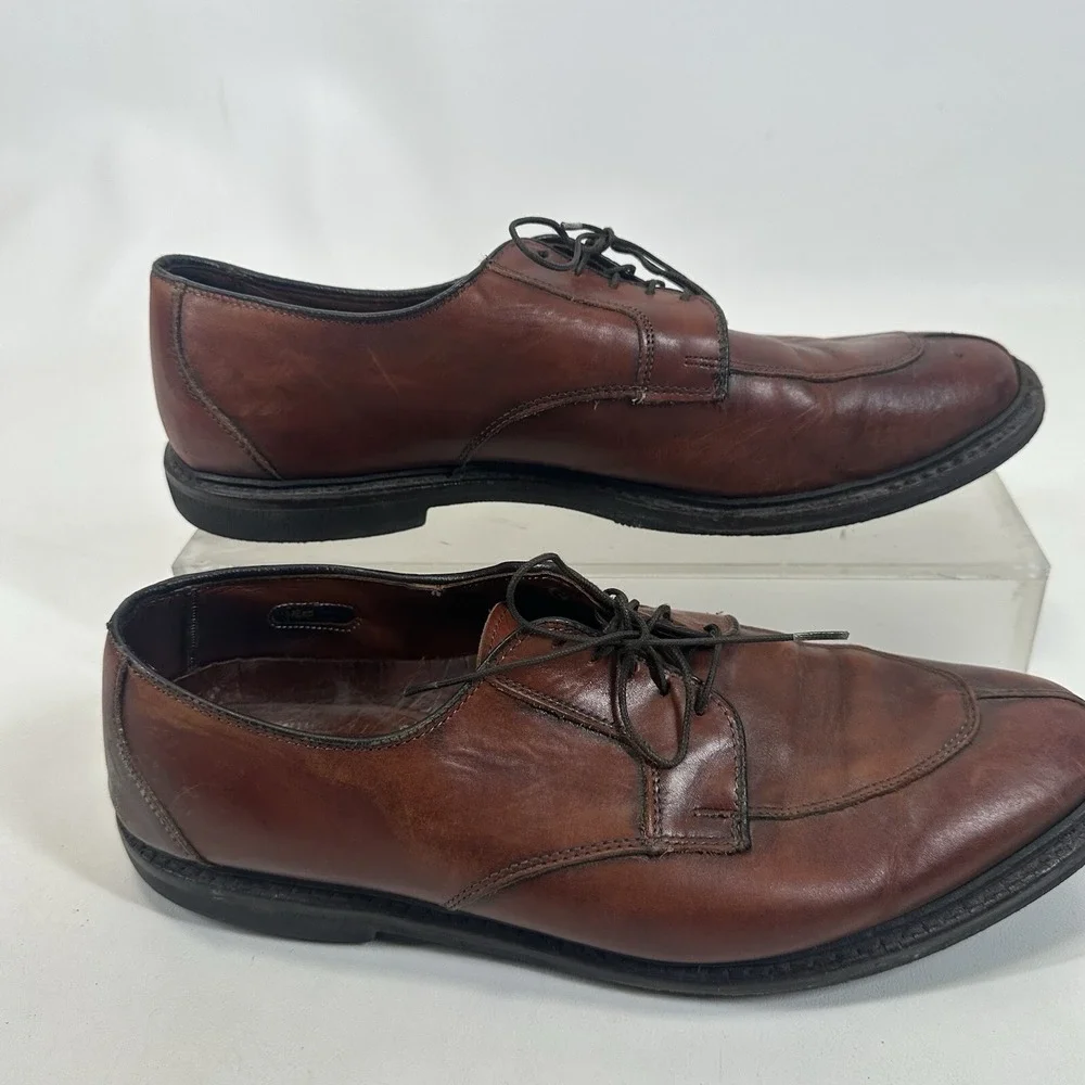 Allen Edmonds Ashton Split Toe Oxford‎ Shoes Men's Size 12 D Brown 1628